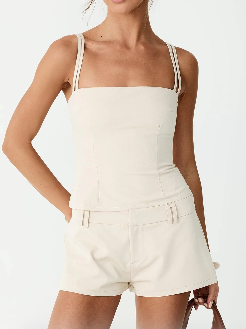 Charcoal Clothing Boone top in latte